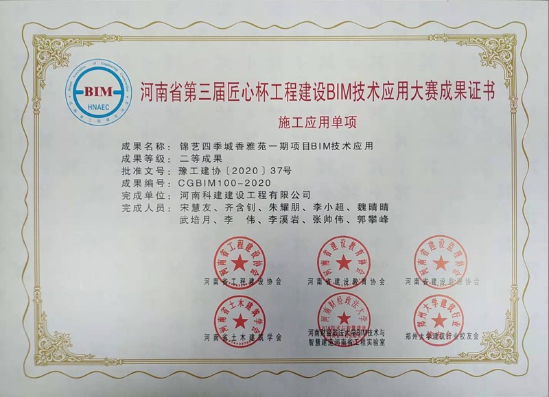 錦藝四季城香雅苑一期BIM技術(shù)應用